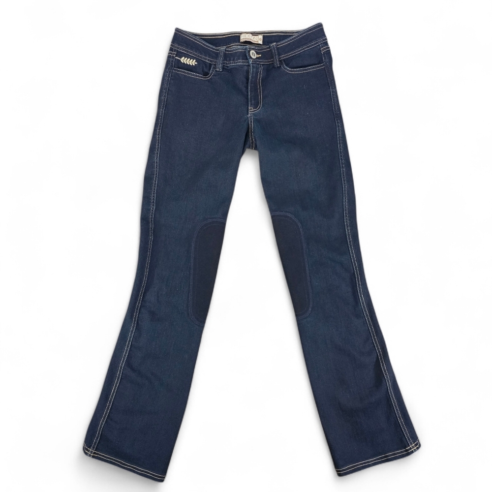 Ride On Equestrian Denim Breeches Jeans Size 26 Horseshoe Pocket Riding Pants